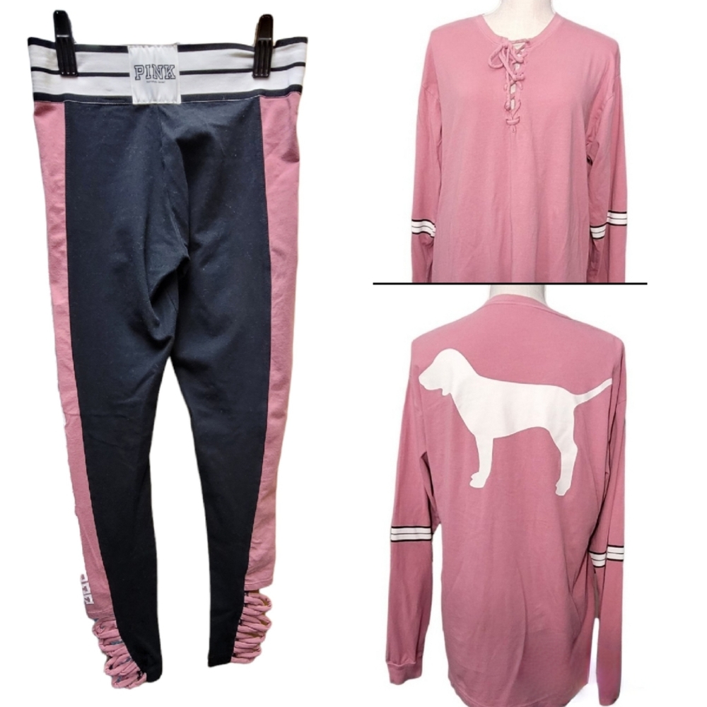 Pink 2 Piece Lounge wear, EUC